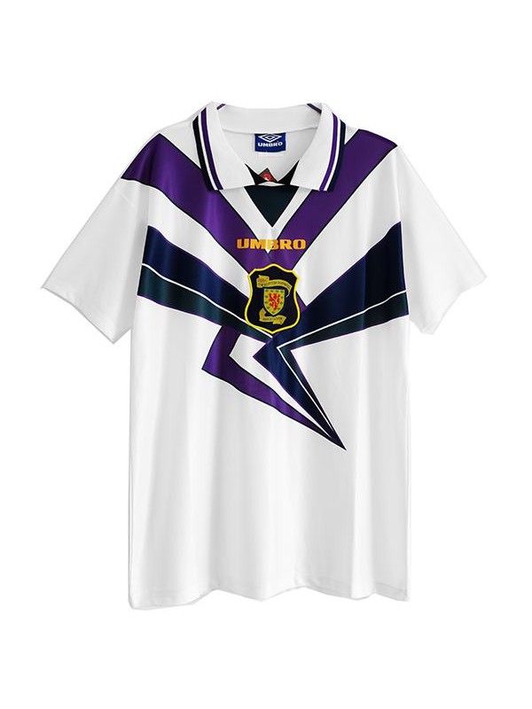 Scotland away retro soccer jersey match men's sportswear football shirt 1994-1996